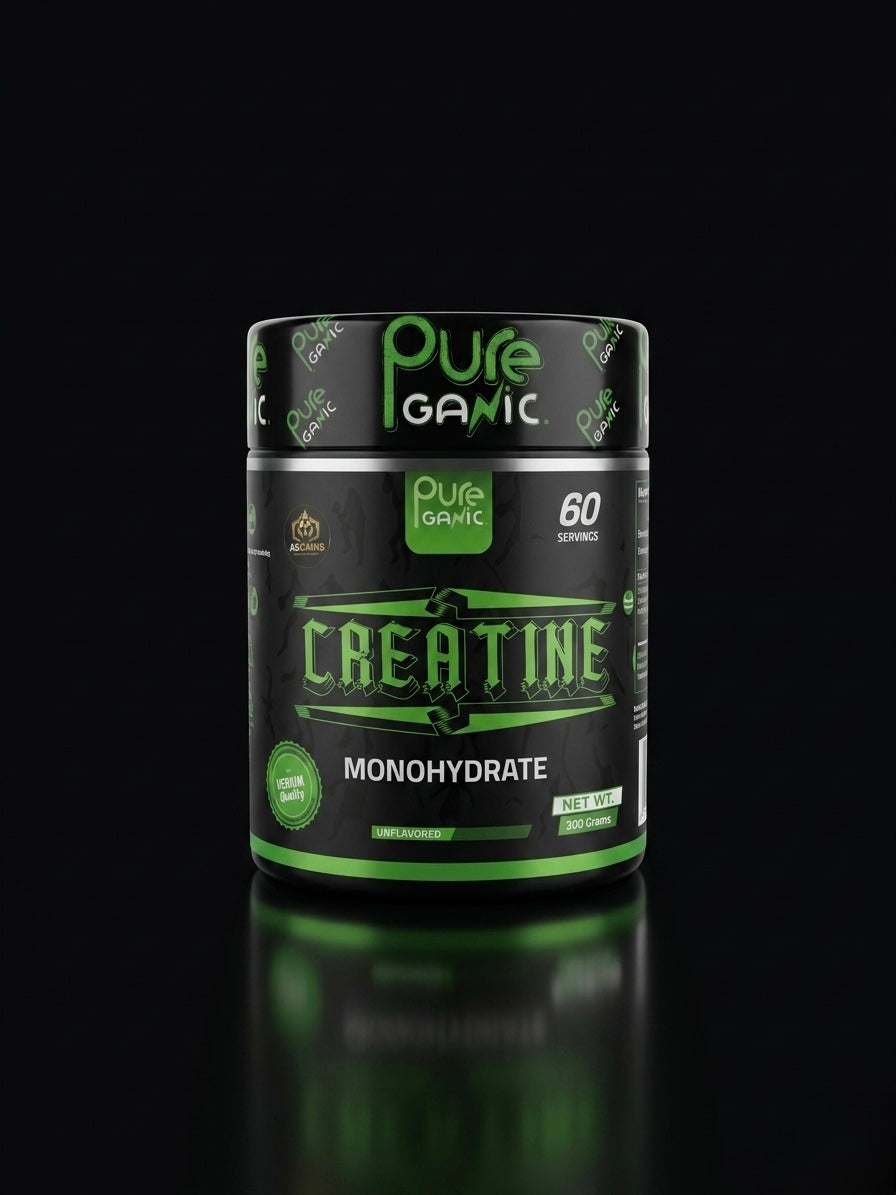 Pure Ganic-Creatine Monohydrate-100Serv.-60Serv.30Serv.