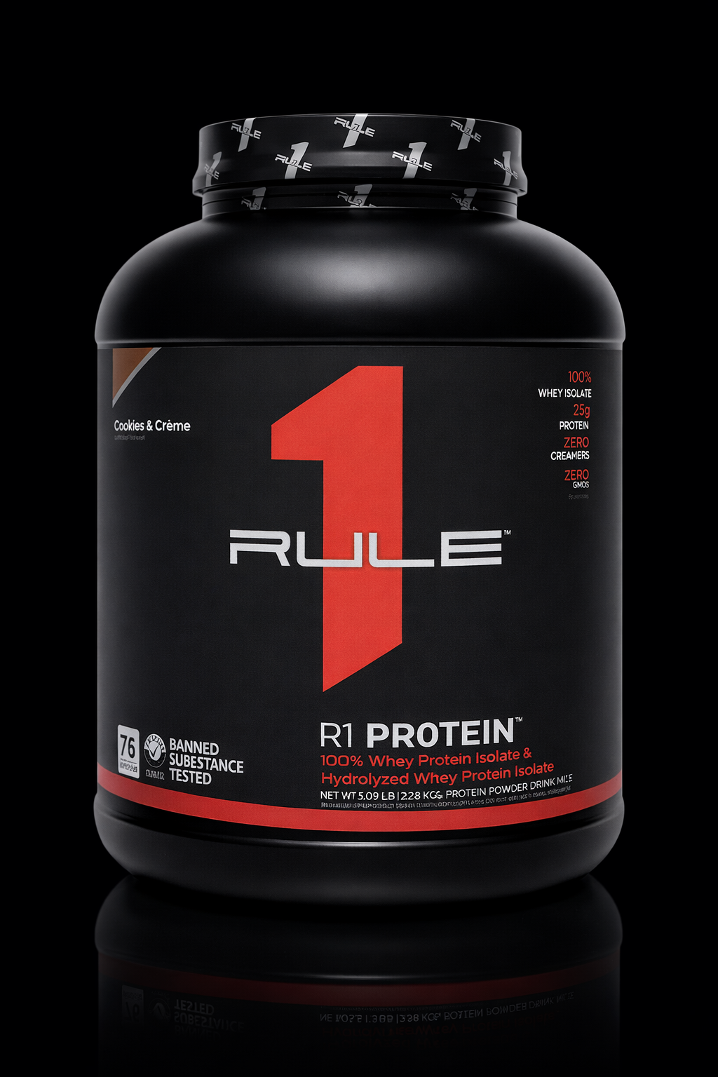 Rule One Protein.-76Serv.-2.3KG.-Chocolate Fudge.-Strawberries&Creme.-Cookies&Creme.