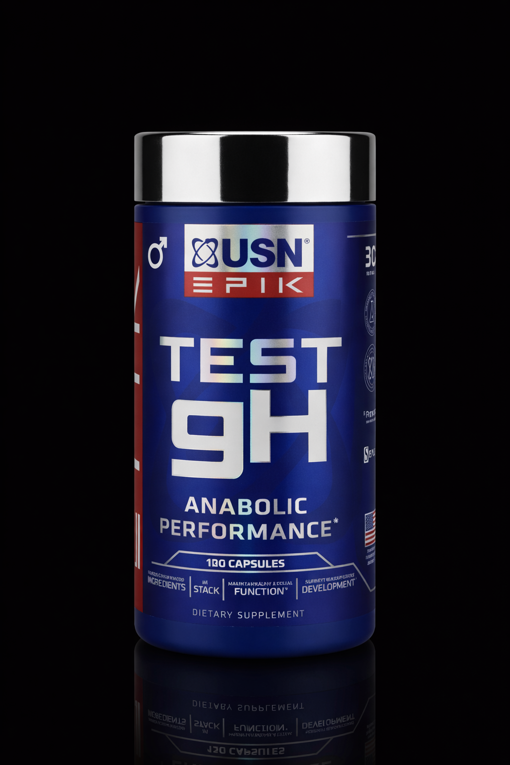 Usn Epik Test GH Anabolic Performance-30Serv.-120Caps.