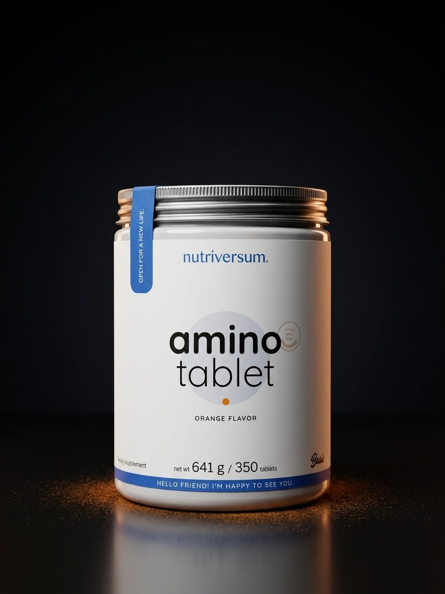 Nutriversum Amino Tablet-
350Tablet.-641G-Orange Flavor