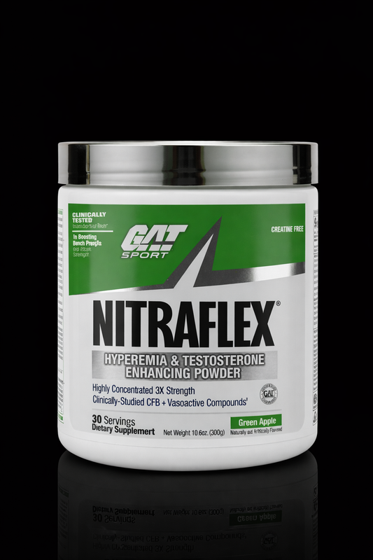Gat Sport Nitraflex-30Serv.-300G-Black Cherry-Green Apple-Rocket pop.