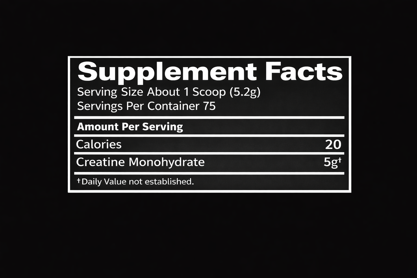 Rule One Creatine Monohydrate.-75Serv.-390G. -Unflavored.