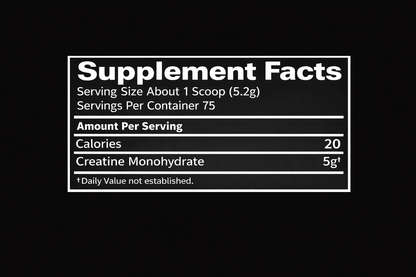 Rule One Creatine Monohydrate.-75Serv.-390G. -Unflavored.
