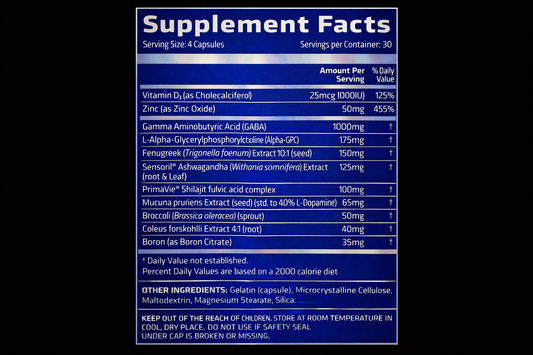 Usn Epik Test GH Anabolic Performance-30Serv.-120Caps.