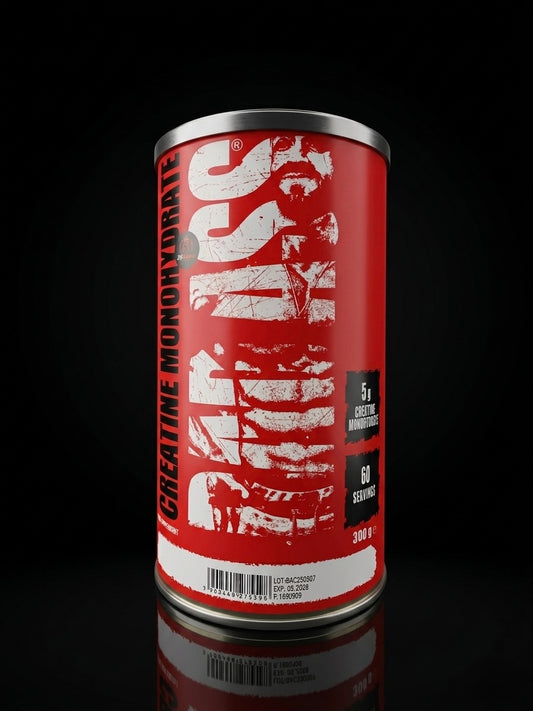 BadAss Creatine Monohydrate-300g-60Serv.