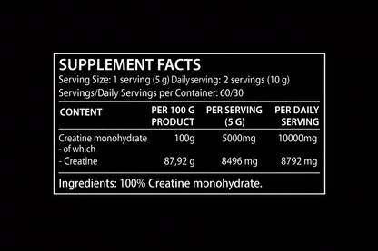 Dorian Yates Creatine Monohydrate.-60Serv.-300G.-Unflavored.New Edition