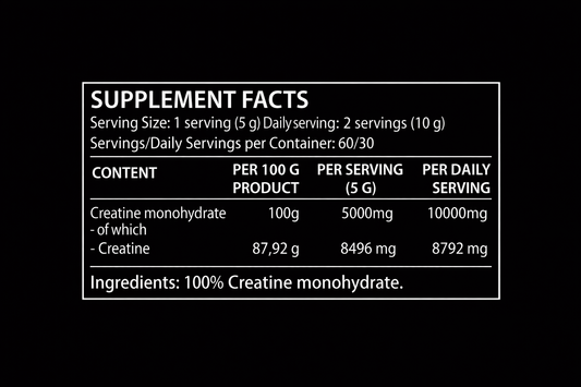 Dorian Yates Creatine Monohydrate.-60Serv.-300G.-Unflavored.New Edition