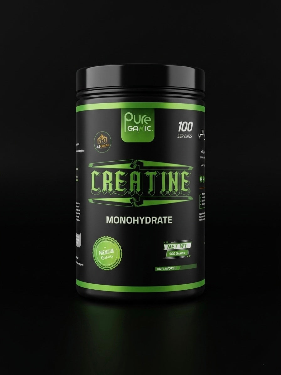 Pure Ganic-Creatine Monohydrate-100Serv.-60Serv.30Serv.