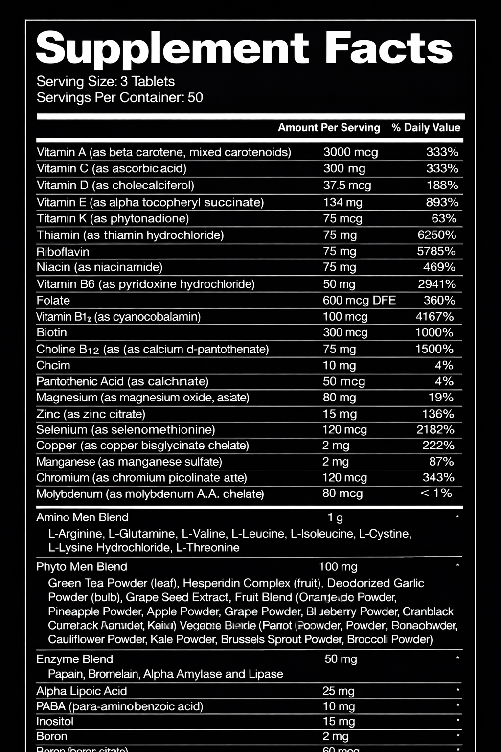 Opti-Men Multivitamin