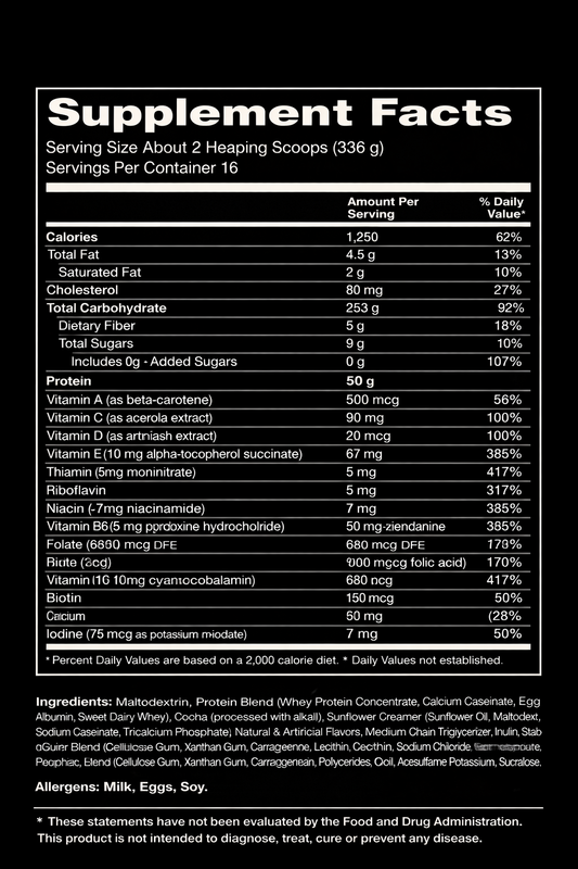 Optimum Nutrition Serious Mass-
16Serv.-5.4KG-Chocolate-Strawberry .