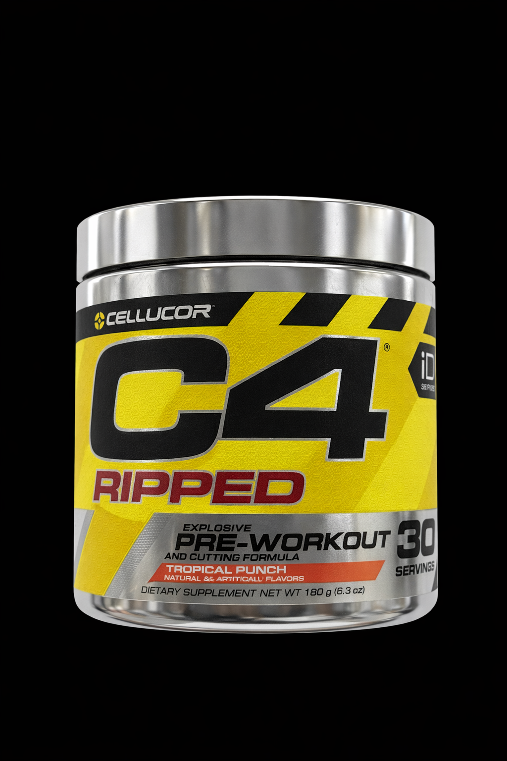 Cellucor C4 Ripped ID SERIES-
30Serv.-Icy Blue Razz-Fruit Punch-Topical Punch.